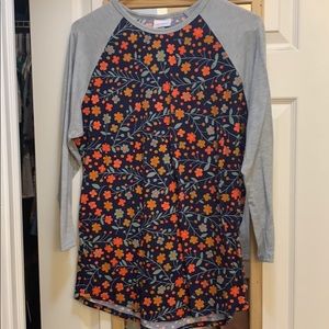 Lula roe 3/4 sleeve shirt